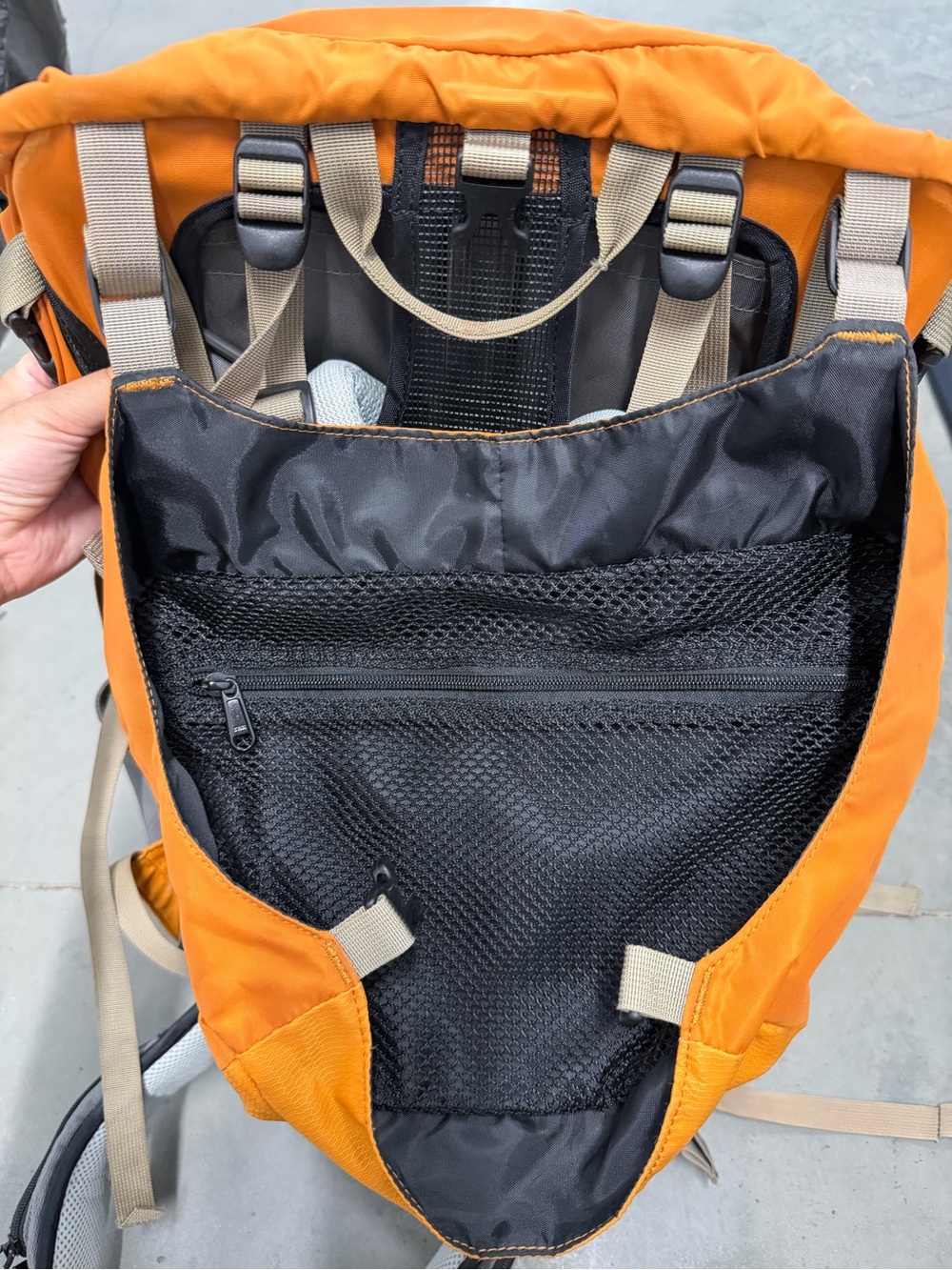 Kelty Locus 40 Backpacking Hiking Framed Backpack Orange - Picture 3 of 5